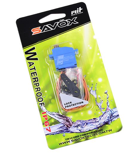 Savox SW-0267MG Micro Waterproof Standard Digital Servo 0.135 / 83.3oz @ 6V for Traxxas