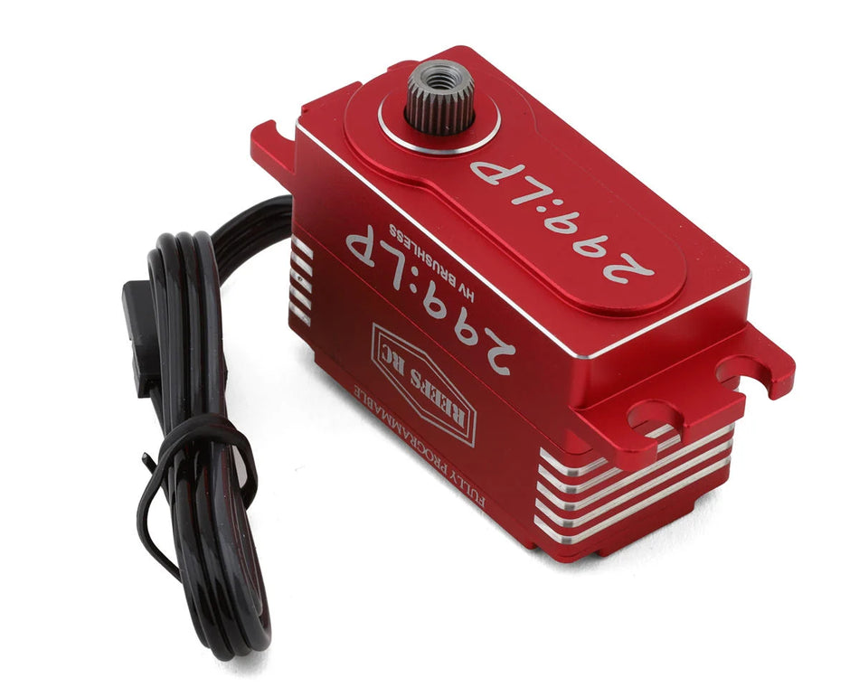 Reefs RC 299LP High Torque/Speed Brushless Low Profile Servo (High Voltage) (Red)