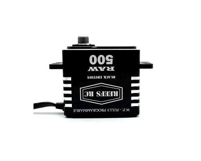 Reefs RC RAW 500 High Torque/Speed Digital Servo (High Voltage) (Black Edition)