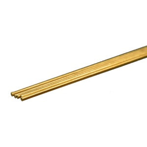 Round Brass Rod: 1/32" OD x 12" Long