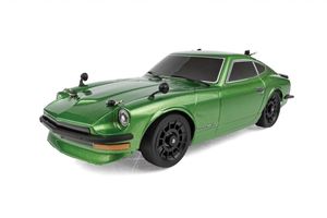 Team Associated SR27 Datsun 240Z 1/27 RTR Electric 2WD On-Road Touring Car Combo (Green) w/2.4GHz Radio, Battery & Charger