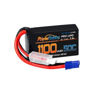 2S 1100mAh 50C LiPo Battery w/EC2 Plug: Losi Mini-B, Mini-T 2.0, JXR2