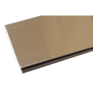 Stainless Steel Sheet: 0.018" Thick x 4" Wide x 10" Long