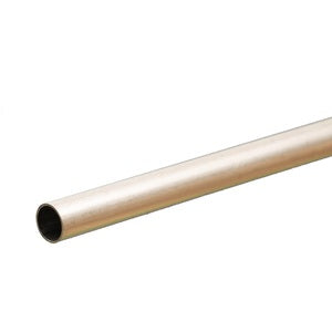 Round Aluminum Tube: 1/4" OD x 0.014" Wall x 12" Long