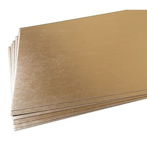 Aluminum Sheet: .016" Thick x 4" Wide x 10" Long
