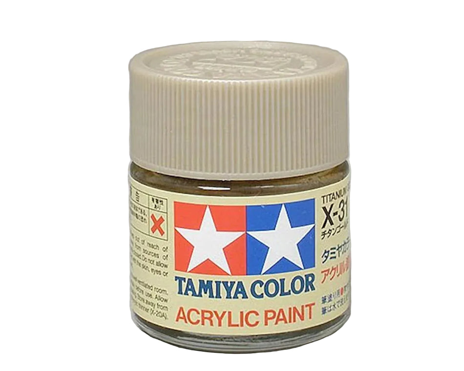 Tamiya Acrylic X31 Titanium Gold TAM81031