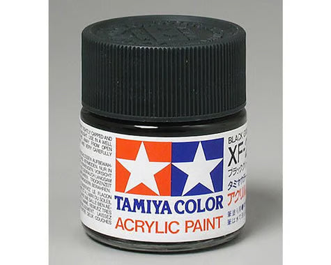 Tamiya XF-27 Flat Black Green Acrylic Paint 23ml