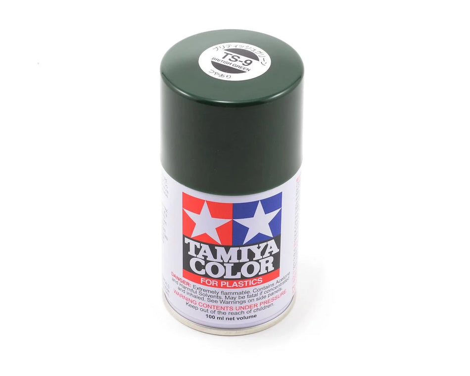Tamiya TS-9 British Green Lacquer Spray Paint