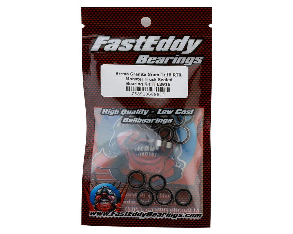 FastEddy TFE8916 Sealed Bearing Kit — Arrma Granite Grom 1/18 RTR Monster Truck