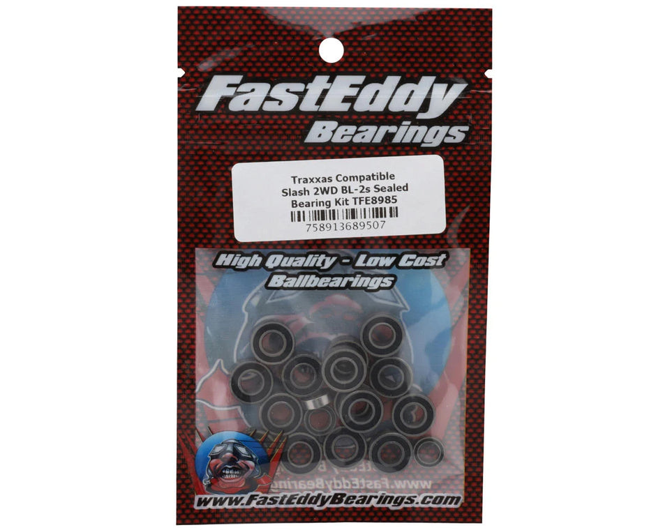 FastEddy TFE8985 Sealed Bearing Kit — Traxxas Slash 2WD BL-2s