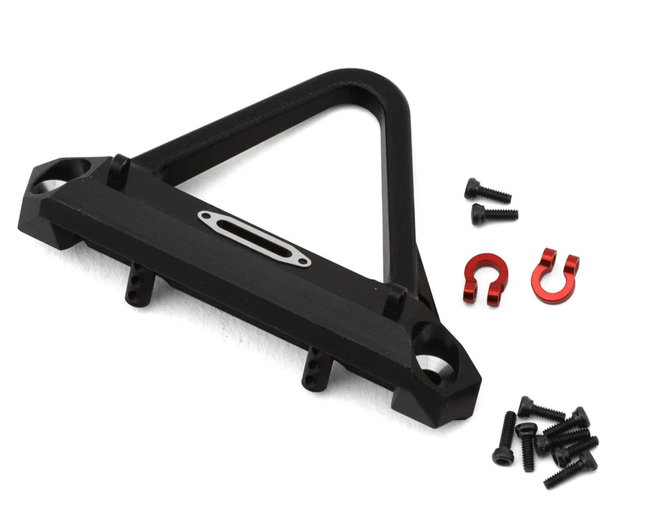 Treal Hobby Axial SCX24 Aluminum Stinger Front Bumper w/Shackle (Black) (Gladiator)