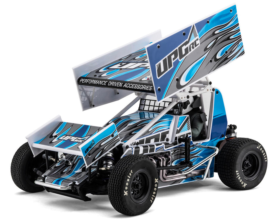 UpGrade RC "Flame" Graphic Set for Losi® 22S™ Sprint Car (Blue)