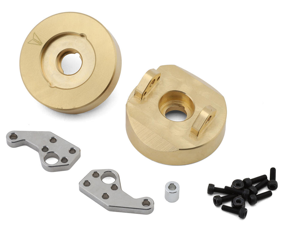 Vanquish Products Brass F10 Straight Axle Steering Knuckles (2)