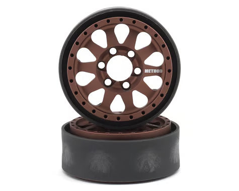 Vanquish Products Method 101 V2 1.9" Beadlock Crawler Wheels (Bronze/Black)