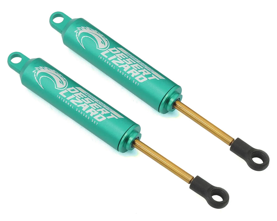 Yeah Racing YEA-DDL-100GN Desert Lizard 100mm Two-Stage Internal Spring Shocks — Green (2)