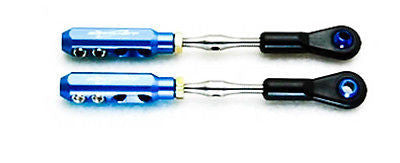 Secraft Pull-Pull Wire Tensioner Rudder Blue