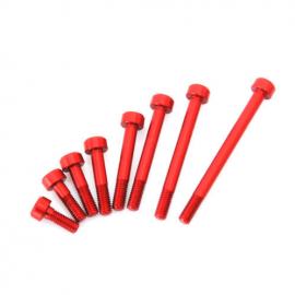 Secraft Red Aluminum Bolt Set 2x25mm