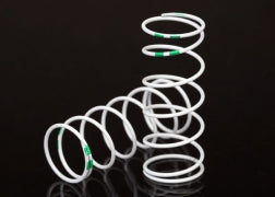 7441 Spring, shock, white (GTR long) (0.653 rate green) (1 pair)