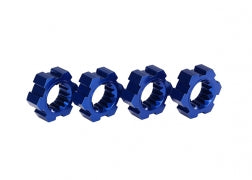 7756xWheel hubs, hex, aluminum (blue)