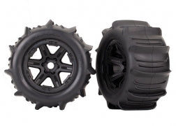 8674 Paddle Tires & wheels, assembled, glued e-rEVO
