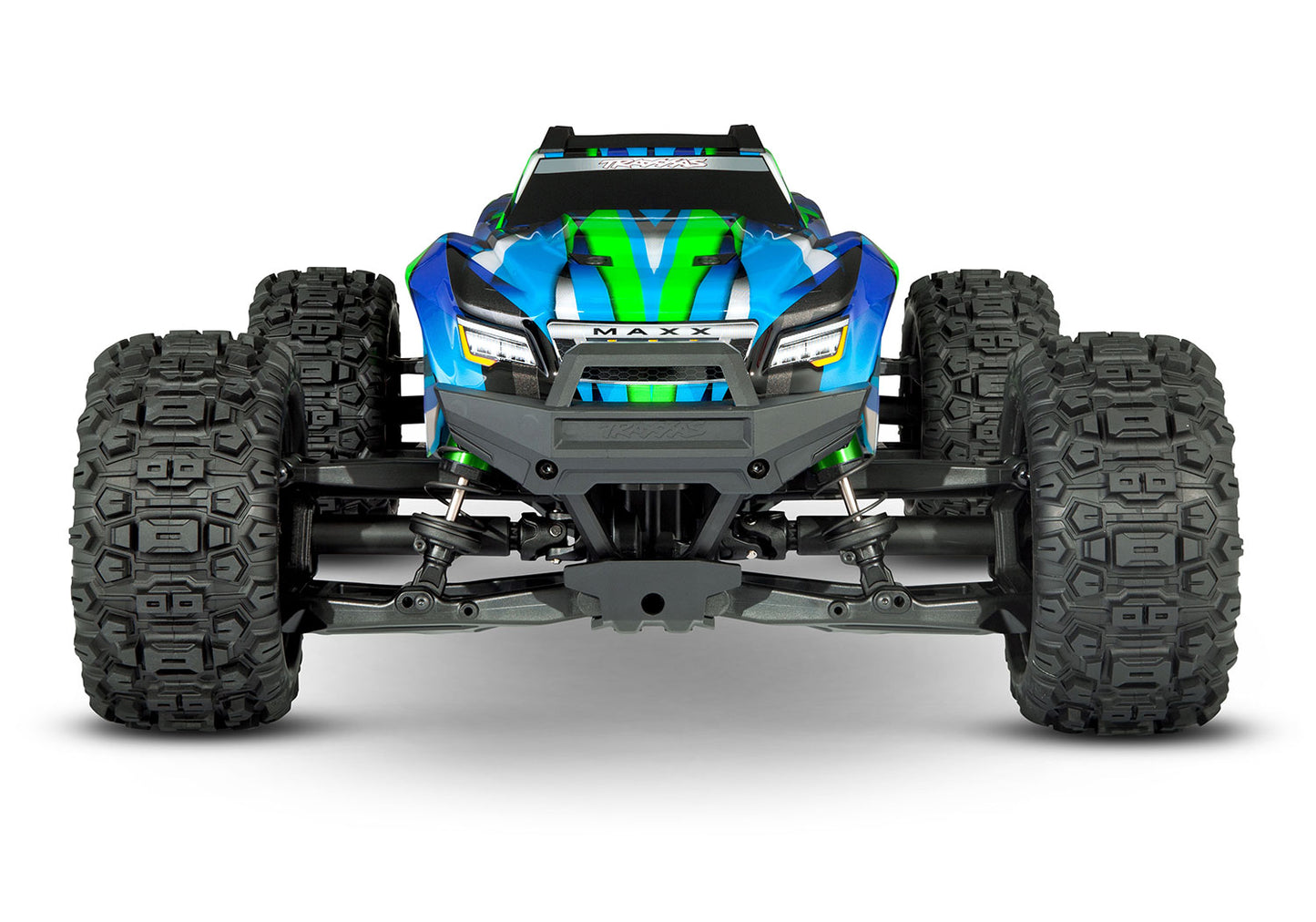 89086-4-GRN 1/10 Scale Maxx with WideMaxx Monster truck