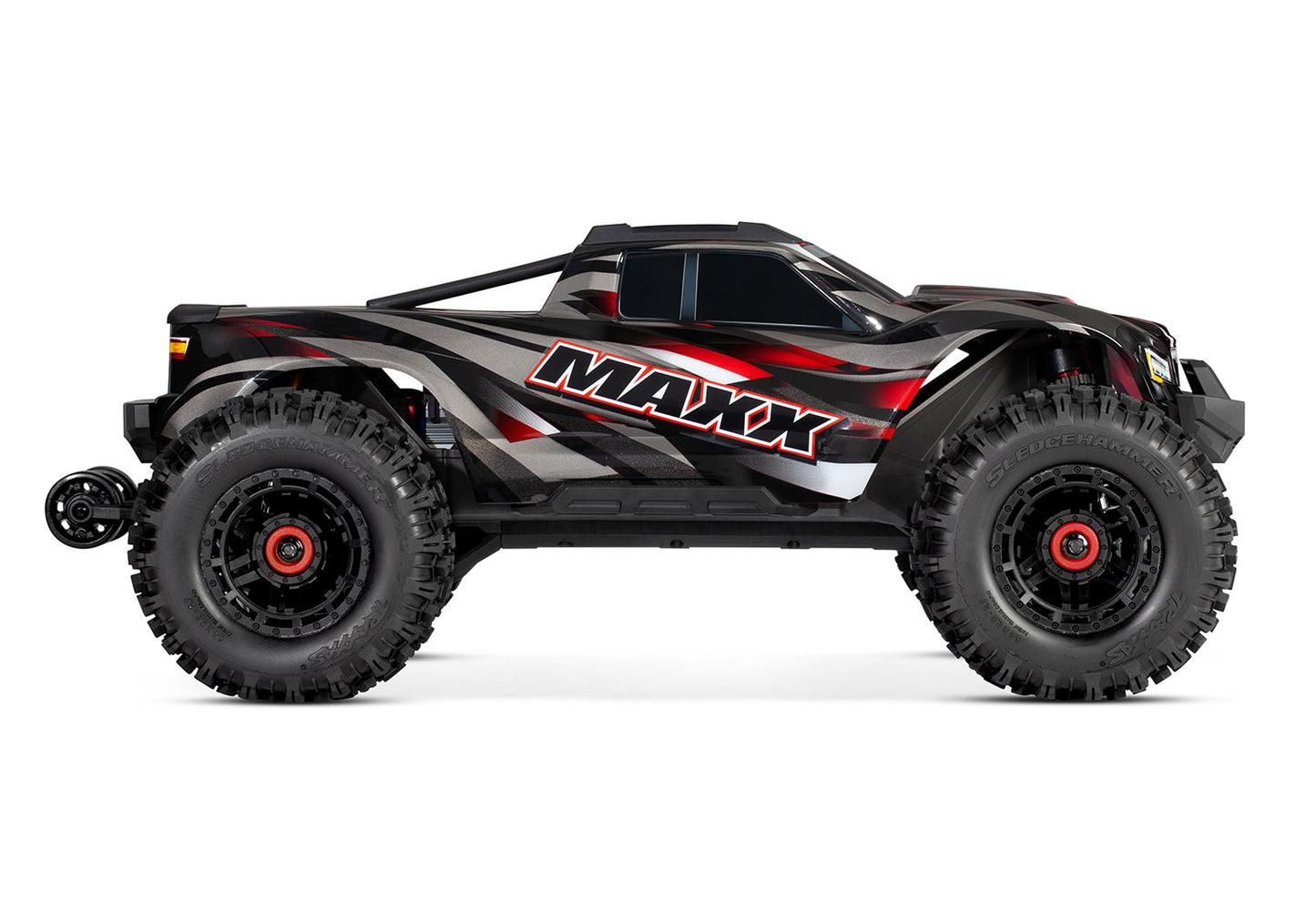 89086-4-RED 1/10 Scale Maxx with WideMaxx Monster truck