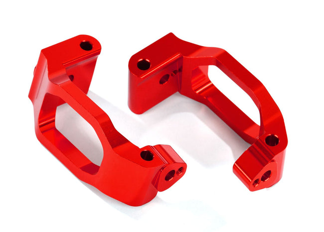 8932R Caster blocks (c-hubs), 6061-T6 aluminum (red-anodized)