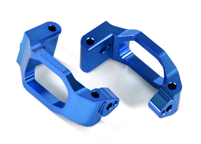 8932X Caster blocks (c-hubs), 6061-T6 aluminum (blue-anodized)
