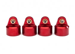 8964R Shock caps, aluminum red, GT-Maxx