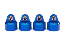 8964X Shock caps, aluminum (blue-anodized)