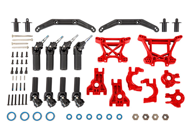9080R Outer Driveline & Suspension Upgrade Kit, red