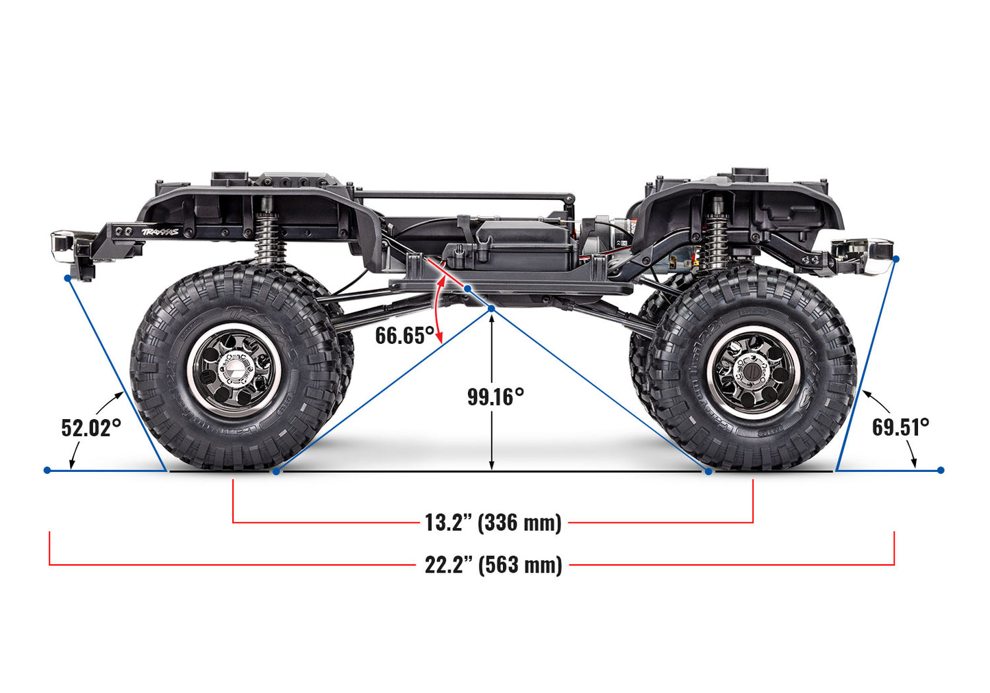 92056-4 TRX-4 RTR Chevrolet K10 Cheyenne High Trail Edition Red Trail Crawler