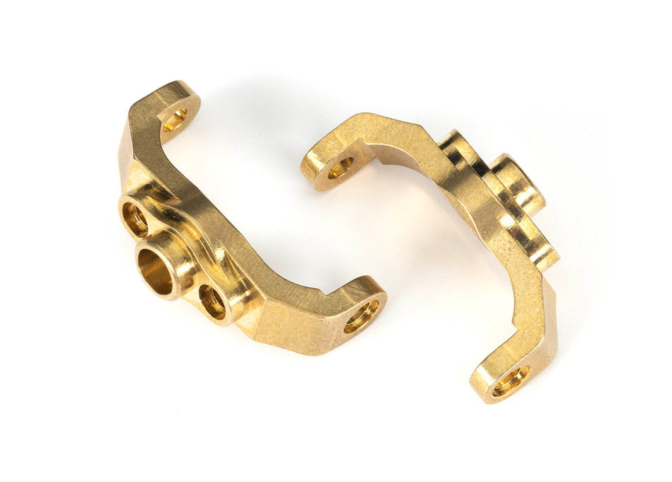 9733 Caster blocks, brass (4 grams each) (left & right)