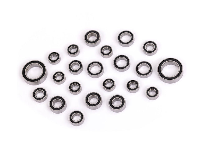 9745X Ball bearing set, black rubber sealed, complete