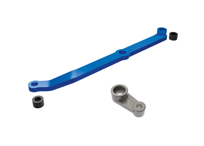 9748-BLUE Steering link, 6061-T6 aluminum (blue-anodized)