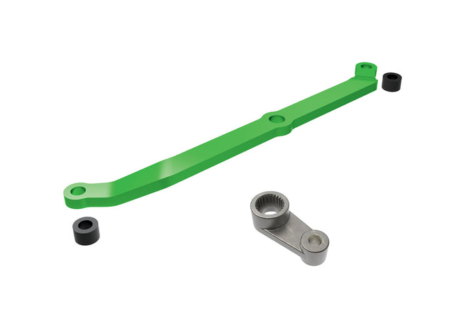 9748-GRN Steering link, 6061-T6 aluminum (green-anodized