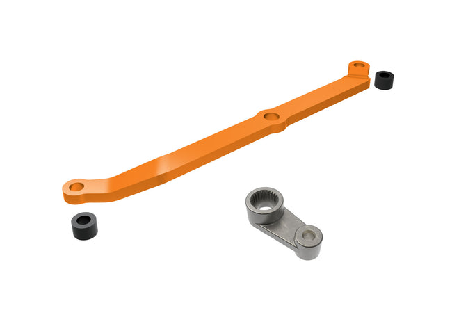 9748-ORNG Steering link, 6061-T6 aluminum (orange-anodized)