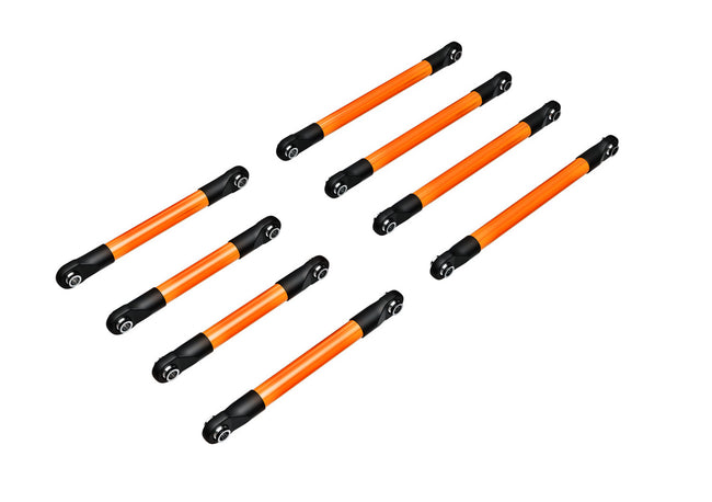 9749 Suspension link set, 6061-T6 aluminum (orange-anodized)