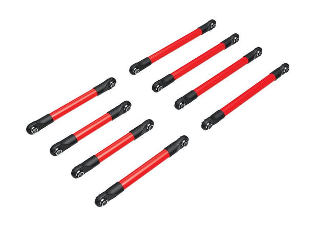 9749 Suspension link set, 6061-T6 aluminum (red-anodized)