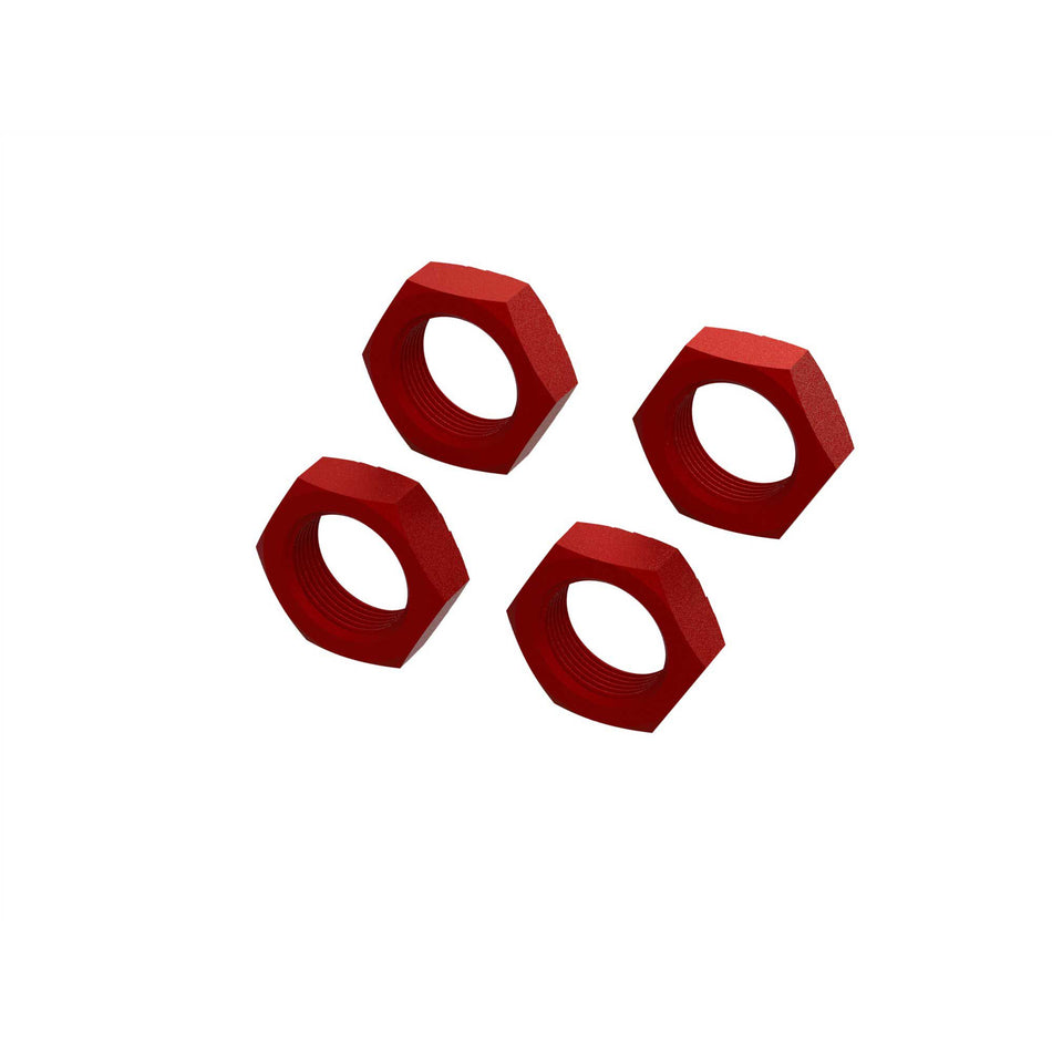 ARA310929 Aluminum Wheel Nut 24mm (Red)