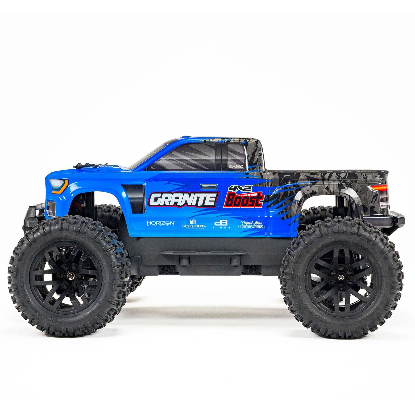 1/10 GRANITE 4X2 BOOST MEGA 550 Brushed Monster Truck RTR, Blue
