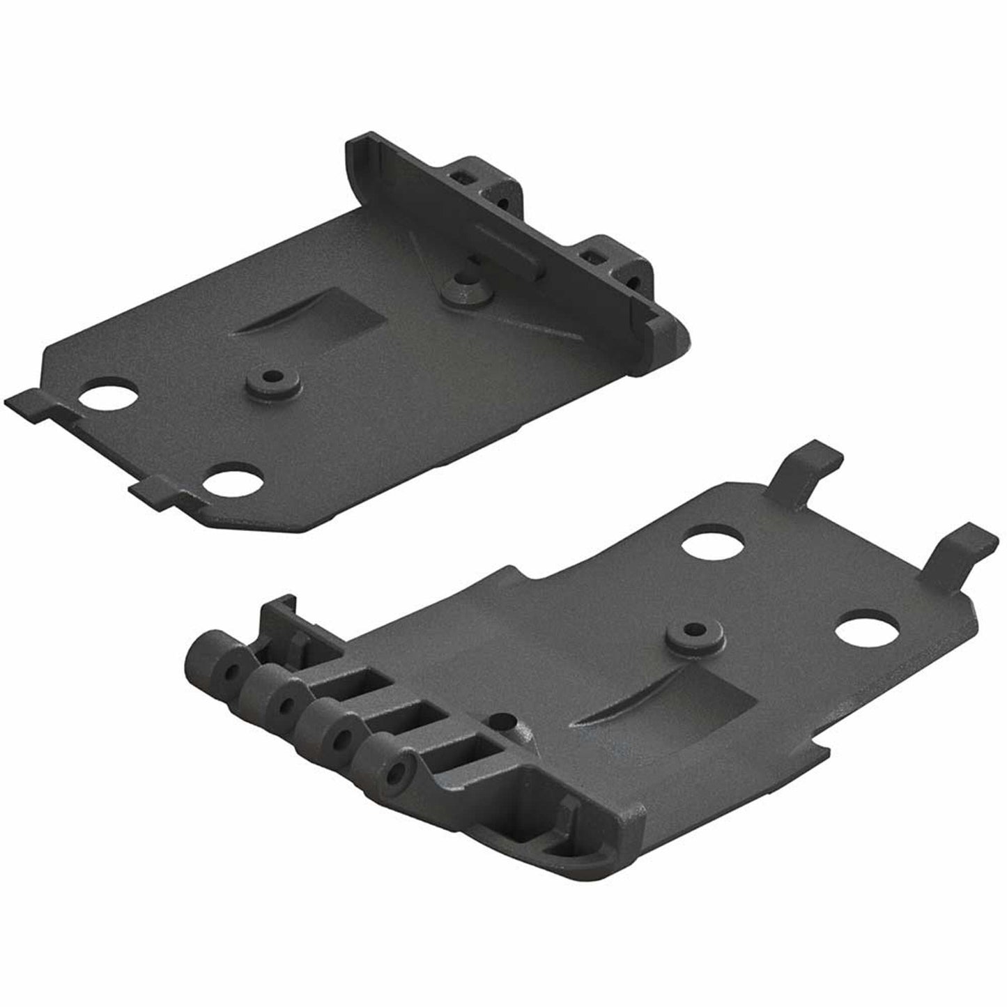 AR320419 F/R Lower Skidplate (2): 4x4 Senton Mega