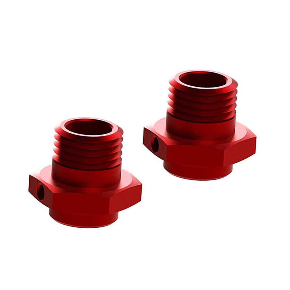 ARRMA AR310484 Wheel Hex 17.6mm Aluminum Red ARAC9416