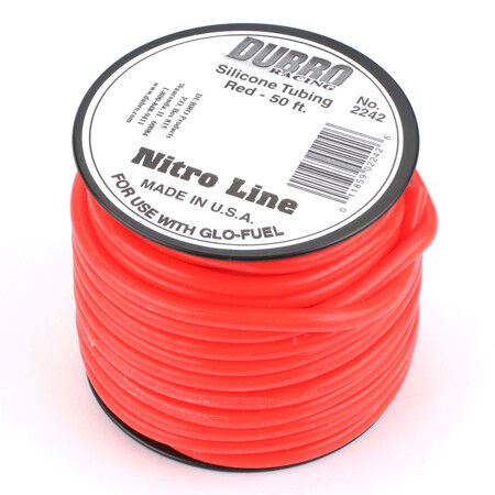 Silicone Nitro Fuel line, Red sold per foot