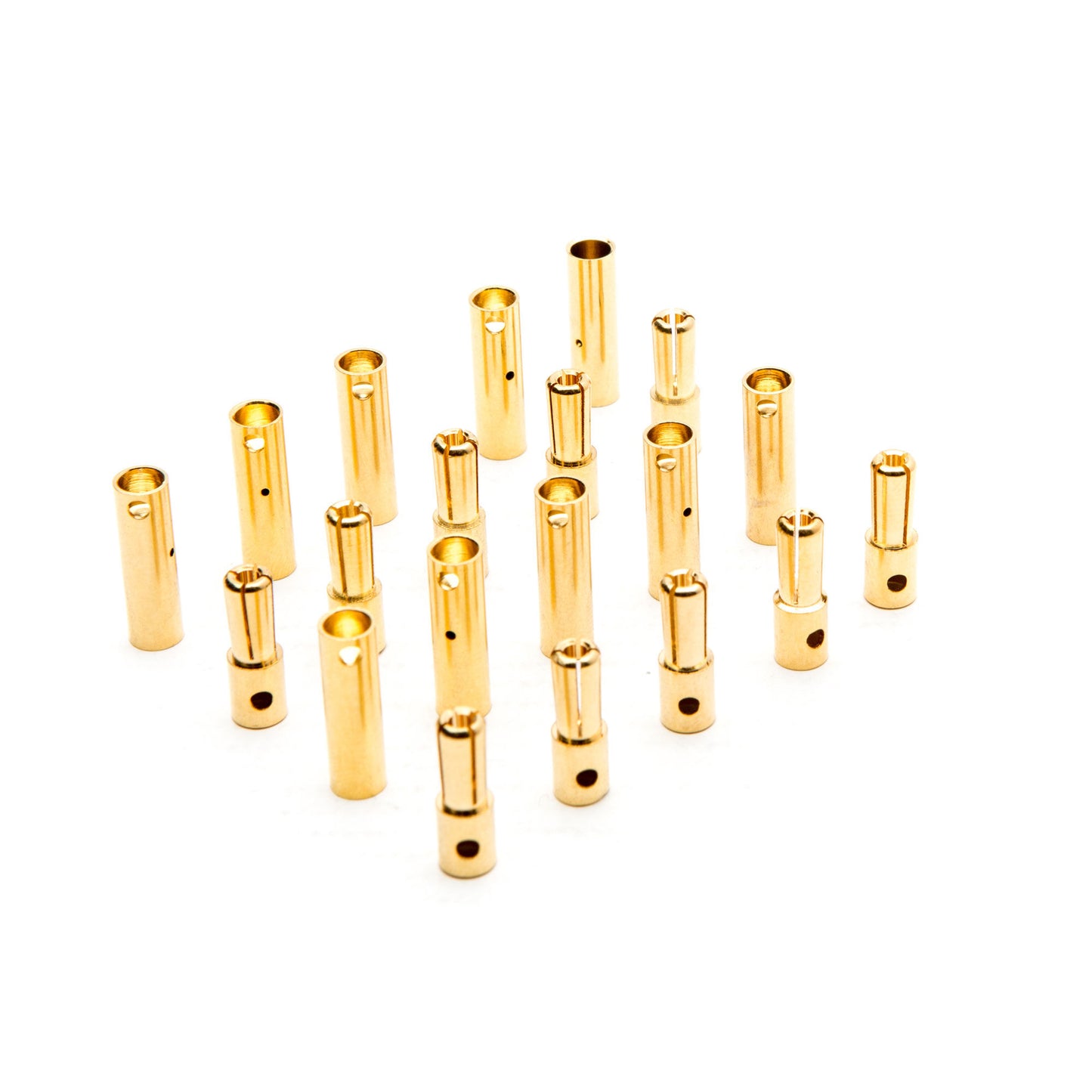 Gold 4mm Bullet Conn Set (10)