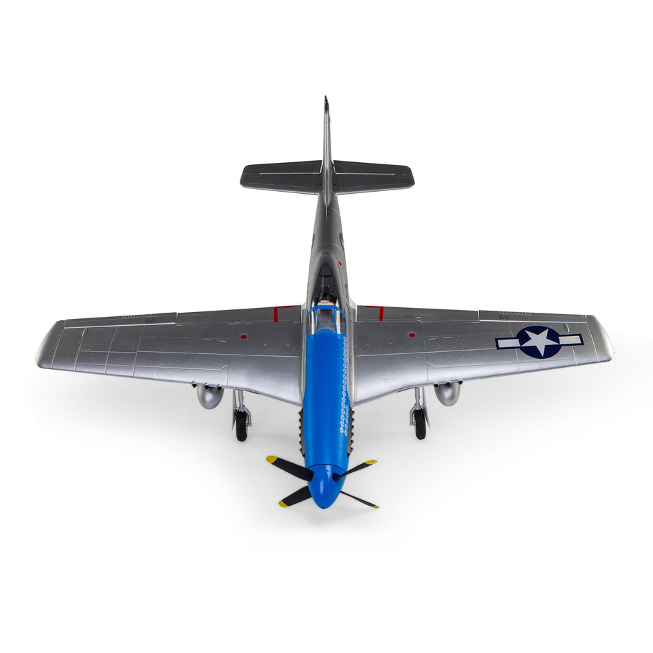 E-flite P-51D Mustang 1.2m BNF Basic with AS3X and SAFE Selec
