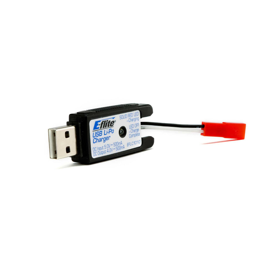 1S USB Li-Po Charger, 500mA, JST: