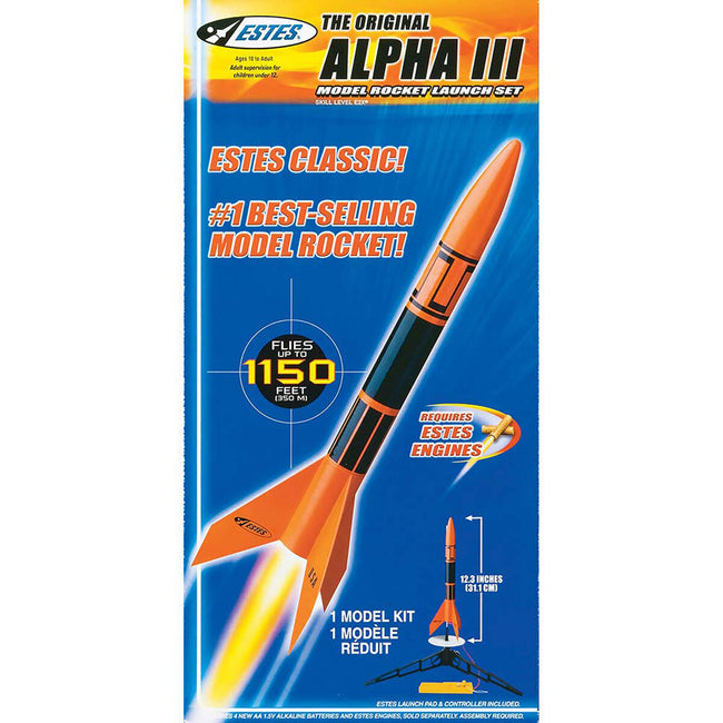 Estes Alpha III Launch Set E2X Easy-to-Assemble
