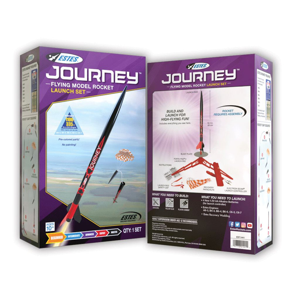 Estes Rockets Journey Rocket Launch Set, E2X