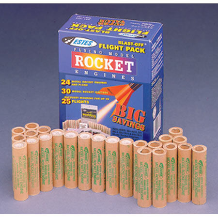 Model rocket engine Blast Off Flight Pack (24)